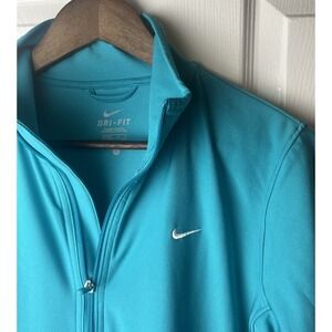 Nike Jacket Women's Medium Dri-Fit Full Zip Athletic Running Train‎ Lightweight